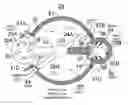 Fig. 01 - Oil-cooled internal combustion engine with rotary piston wall
