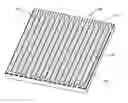 Fig. 01 - Apparatus and methods for providing an improved cooking grate for an outdoor cooking grill