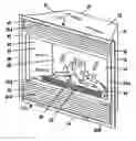 Fig. 01 - Apparatus and method for simulation of combustion effects in a fireplace