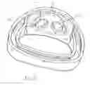 Fig. 13 - Full face respiratory mask with integrated nasal interface