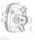 Fig. 23 - Full face respiratory mask with integrated nasal interface