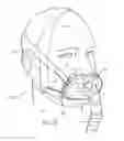 Fig. 29 - Full face respiratory mask with integrated nasal interface