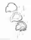 Fig. 43 - Full face respiratory mask with integrated nasal interface