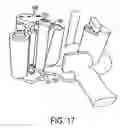 Fig. 16 - Handheld tape applicator and components thereof, and their methods of use