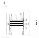 Fig. 03 - Column grid array using compliant core