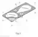 Fig. 03 - Partitioned package structure for separately containing liquid material and solid material and allowing the liquid material and solid material to be conveniently mixed