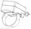 Fig. 01 - Locking mechanism for use with ratchet or cog strap