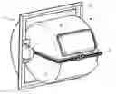 Fig. 01 - Dispenser for separately dispensing wet and dry paper in the shape of a conventional roll of toilet paper