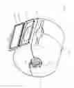 Fig. 23 - Dispenser for separately dispensing wet and dry paper in the shape of a conventional roll of toilet paper