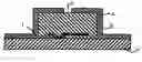 Fig. 01 - Microcomponent comprising a hermetically-sealed cavity and a plug, and method of producing one such microcomponent