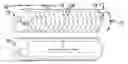Fig. 01 - Air-laid absorbent sheet with sinuate emboss