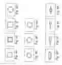 Fig. 09 - Method of making continuous filament reinforced structural plastic profiles using pultrusion/coextrusion
