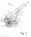 Fig. 02 - Three wheeled stroller with single steerable rear wheel
