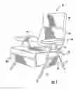 Fig. 02 - Reclining seating unit with backrest support frame and cloth backrest support deck