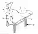 Fig. 01 - Adjustable cross-legged support seat