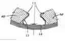 Fig. 01 - Device for fixing permanent magnets inside the cylinder head of a field winding of an electrical engine