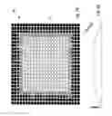 Fig. 03 - Seamless exposure with projection system comprises array of micromirrors with predefined reflectivity variations