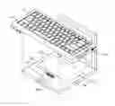 Fig. 01 - Docking station for portable computer