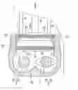 Fig. 01 - Pressurizing lid structure of a kneader