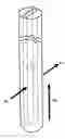 Fig. 01 - Reduction in eddy current losses in electrically conducting sample materials with the assistance of special NMR sample tubes