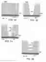 Fig. 11 - Electroplating and electroless plating of conductive materials into openings, and structures obtained thereby