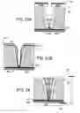Fig. 12 - Electroplating and electroless plating of conductive materials into openings, and structures obtained thereby