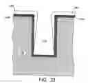 Fig. 19 - Electroplating and electroless plating of conductive materials into openings, and structures obtained thereby