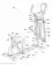 Fig. 01 - Folding elliptical exercise machine