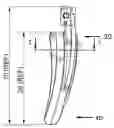Fig. 01 - Laryngoscope blade
