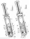 Fig. 12 - Latching blocking mechanisms and safety medical needle assemblies