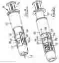 Fig. 19 - Latching blocking mechanisms and safety medical needle assemblies