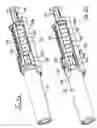 Fig. 23 - Latching blocking mechanisms and safety medical needle assemblies
