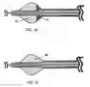 Fig. 04 - Catheter mounted automatic vessel occlusion and fluid dispersion devices