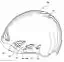 Fig. 01 - Helmet vent airflow regulator and shield