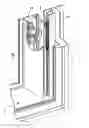 Fig. 01 - Safety device against false maneuvers for sliding window and door frames