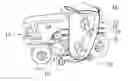 Fig. 01 - Side mower deck for a mower tractor