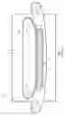 Fig. 02 - Single mold form fryer with product centering elements