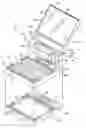 Fig. 01 - Cosmetic container system including tab-hinged cover