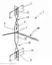 Fig. 01 - Heddle for band-shaped warp threads