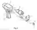 Fig. 03 - Pneumatic tool with direction switch operable with single hand