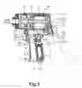 Fig. 04 - Pneumatic tool with direction switch operable with single hand