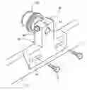 Fig. 01 - Mounting structure of an endless track carrier roller