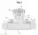 Fig. 05 - Mounting structure of an endless track carrier roller