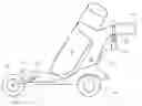 Fig. 01 - Drive wheel assembly for golf bag carts