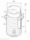 Fig. 01 - Solar panel and water dispenser