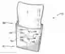 Fig. 01 - Microwave food heating package with removable portion