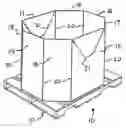 Fig. 01 - Octagonal bulk bin with self-locking webbed bottom flaps