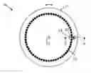 Fig. 01 - Absolute encoder utilizing a code pattern carrier having a varying mixture of phosphors deposited thereon