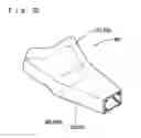 Fig. 16 - Knee protecting airbag device