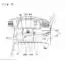 Fig. 62 - Knee protecting airbag device